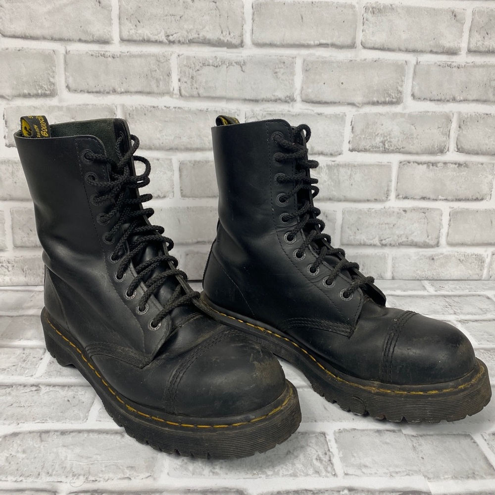 Dr. Martens Black Leather Boots